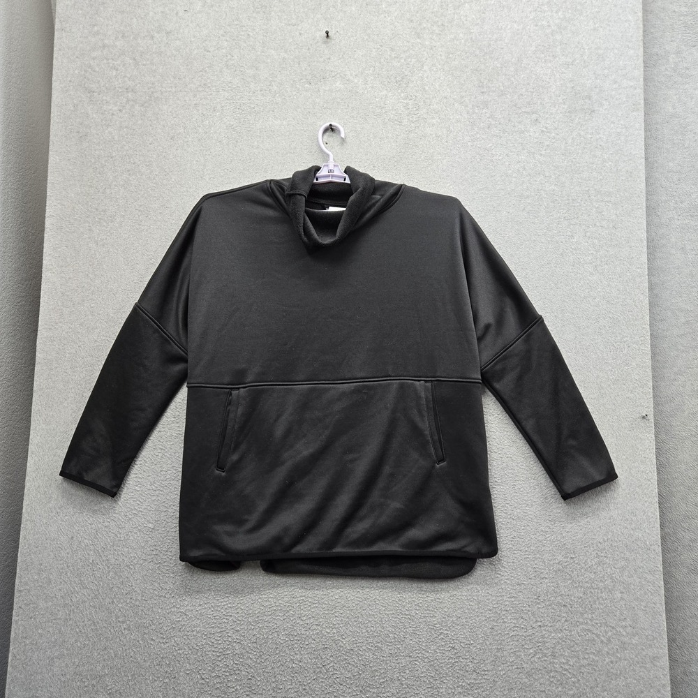 The North Face Women Sweatshirt XXL Black Fleece Activewear Cowl Neck